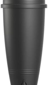 Elho Green Basics Récupérateur d'Eau de Pluie 33 - Pour Balcon & Extérieur - Ø 3|5 x H 7|5 cm Noir