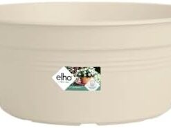 Elho Green Basics Coupe 27 Pot de Fleurs Extérieur Ø 27 x H 11.4 cm Blanc