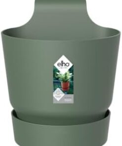Elho Greenville Easy Hanger Pot de Fleurs pour Balcon Ø19.5cm Vert
