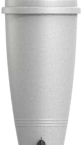Elho Green Basics Rain Catcher 33 - Récupérateur Eau Pluie Balcon Extérieur - Ø3|5xH7|5cm Gris Ciment