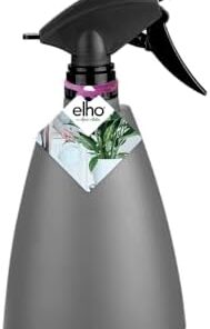 Elho Brussels Pulvérisateur 12 - Pour Intérieur & Culture - Ø 11.3 x H 2|3 cm Noir/Anthracite