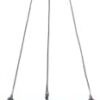 Elho Greenville Suspension 24 - Pot Suspendu Balcon Extérieur - 100% Plastique Recyclé - Ø 2|5 x H 20.5 cm Marron