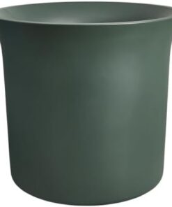Elho June Tulip 58 Pot de Fleur Plastique 100% Recyclé Ø 58.5 x H 5|1 cm Vert Emerald