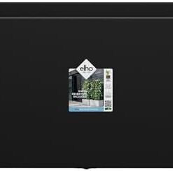 Elho Vivo Next Long 60 Planteur - Plastique 100% Recyclé - L 59xH 29cm Noir Intérieur Extérieur