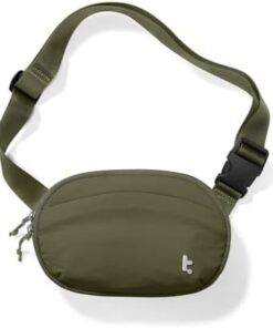 Tomtoc Banane Protection RFID 1,5L Verte Léger Imperméable Femmes Voyage