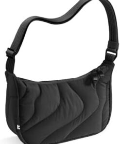tomtoc T34 Sac Bandoulière Femme Matelassé Nylon Recyclé Puffer, Sac Voyage Épaule |5L-9L Bandoulière Réglable