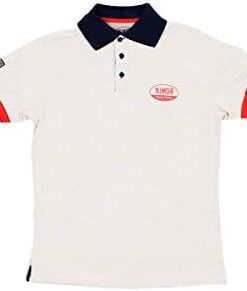 Kimoa Polo Rally Team T-Shirt Beige Blanco Mixte Unisexe