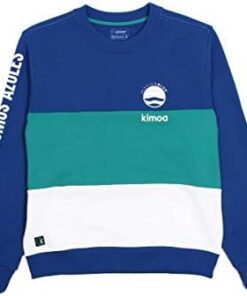 Kimoa Sweat-Shirt Bleu Mission Mixte Unisexe