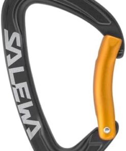 Salewa Ortles Bent Mousqueton Courbé - Idéal pour Alpinistes en Escalade - Léger et Résistant 10kN