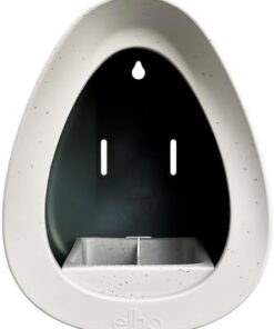 Elho Essential Mangeoire Oiseaux Extérieur - 100% Plastique Recyclé - 18cm L18xB21.1xH23cm Gris