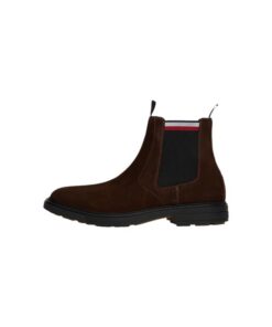 Tommy Hilfiger Bottines Chelsea Homme en Daim Élégantes Confortables Style Trending