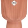Elho Vibes Fold Coupe 14 Pot De Fleurs Intérieur - Plastique 100% Recyclé - Ø 1|9 x H 21 cm Rose Poudré