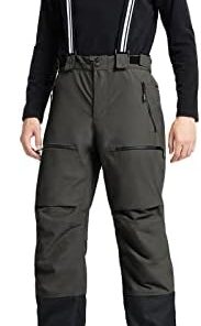 Pioneer Camp Pantalon Ski/Snowboard Homme Imperméable Isolant Guêtres Pare-Neige
