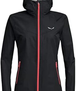 Salewa Puez Aqua 3 PTX Veste Femme Imperméable Montagne Red Onion XL