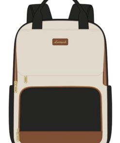 LOVEVOOK Sac à dos élégant pour femme au travail et en voyage, compatible ordinateur portable 15,6", grande capacité pou