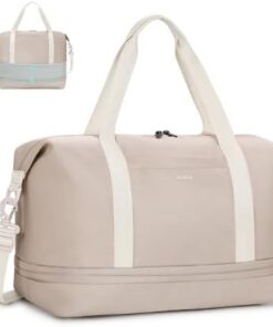 ECOHUB Sac Cabine Extensible Femme 40x30x20 20L-28L Recyclé avec Pochette Humide