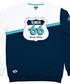 Kimoa Indy 66 Sweat-Shirt Mixte Unisexe Streetwear Racing