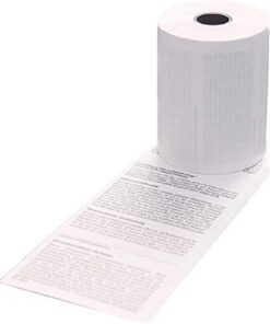 HKR-Welt® Rouleaux de papier thermique Ingenico EC Cash Sepa 57x12m - Texte de prélèvement - Sans BPA