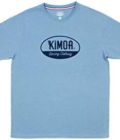 Kimoa Chemise Mixte Blue Club - Unisex Bleu pour Sorties Nocturnes