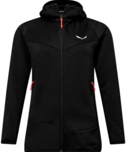 Salewa Puez Altavia Veste à Capuche Femme Randonnée Montagne Polartec Chaud Imperméable