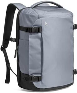 tomtoc Sac à Dos Voyage 28L Cabine Avion TSA 45x36x20, Imperméable Léger Ordinateur 16" Homme Femme