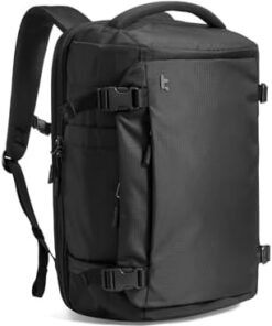tomtoc Sac à Dos Voyage 28L Cabine Avion TSA 45x36x20 Imperméable, Backpack Léger 16" Ordinateur Homme Femme