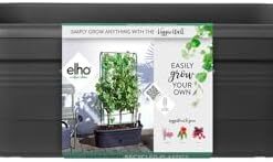 Elho Green Basics Jardinière Treillis 80 pour Extérieur & Récolte Ø 77.5 x H 26 cm Noir