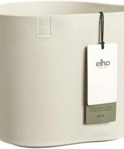 Elho Eden 25 Pot de Fleur - Plastique 100% Recyclé - Ø 2|5 x H 2|1 cm