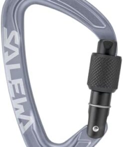 Salewa Mousqueton Ortles à Vis - Verrouillage Sécurisé pour Alpinistes en Escalade