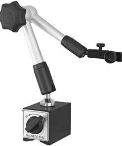 Neoteck Base Magnétique 100KG pour Jauge à Cadran Numérique Acier 220 lbs avec Interrupteur ON/OFF Flexible