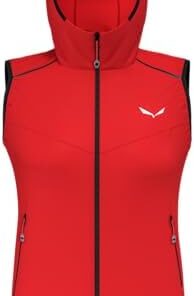 Salewa Pedroc DST Gilet Léger Femme Rouge Taille M Randonnée
