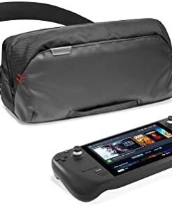 tomtoc Sac à Bandoulière Steam Deck OLED/Nintendo Switch 2/ROG Ally - Protection Voyage avec Poches pour Console