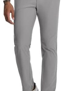 Pioneer Camp Pantalon de Golf Homme Stretch Respirant Taille Élastique Gris 32W/32L