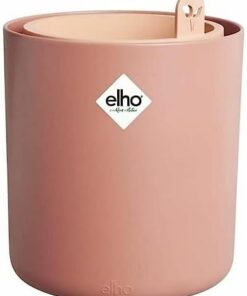 Elho Bouncy Basil Pot de Fleurs pour Culture Basilic - Ø 16.5 x H 21 cm - Marron Terra Caramel