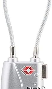 CELIMS Cadenas TSA pour Valise Avion - Protection Parfaite pour Vos Bagages | Gris
