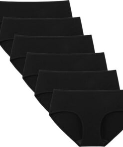Culotte femme coton doux taille basse élastique lot de 6 OEKO-TEX STANDARD 100