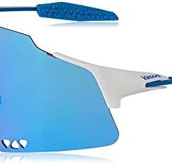 KIMOA Lunettes de Soleil Mixte White_Blue + Polar Grey Pack, Multicolore, Taille Unique