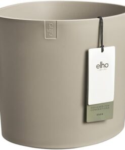 Elho Eden 30 Pot de Fleur Plastique 100% Recyclé Intérieur Extérieur Ø 28.2 x H 27.9 cm