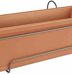 Barcelona All-In-1 Jardinière Terrasse Rouge Argile 50 cm