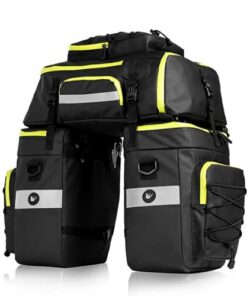 Sacoche Vélo Loyzey Multifonctionnel Imperméable Grande Capacité pour VTT/Voyage en Plein Air