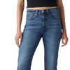 Levi's Wedgie Straight Jeans Femme Bleu Néon Élégante pour Femmes en Jeans Én retained Cuisine Outdoor[fourches] Wash 30