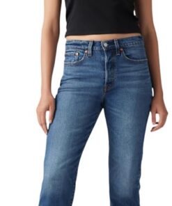 Levi's Wedgie Straight Jeans Femme Bleu Néon Élégante pour Femmes en Jeans Én retained Cuisine Outdoor[fourches] Wash 30