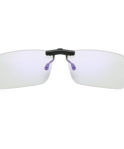 YeeHoo Lunettes Clip on Filtre Lumière Bleue unisexe Haute Protection pour Écrans - Lunettes Gaming PC Mobile TV - Anti