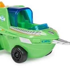 Pat' Patrouille Aqua Pups Voiture Rocky + Figurine - Jouet Enfant 3 Ans+ Aventures Sous-Marines