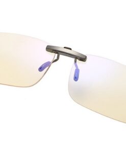 DAUCO Lens Clip on Anti-Scintillement d'écran pour Lunettes Gaming PC Mobile TV - Soulagement de la Fatigue Oculaire et