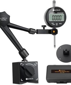 Neoteck Comparateur Numérique DTI 0-25.4mm 0.01mm Support Magnétique Précision 0.0005''
