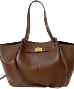 Sac à Main Élégant en Cuir Générique Grande Capacité Femmes ModeUSEncore Plus Grand Volume Mode