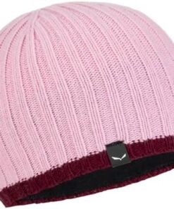 Salewa Ortles Wo Beanie - Bonnet Mixte Chaud en Laine pour Randonnée Hivernale