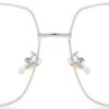Lunettes Dollger Anti Lumière Bleue pour Gaming Carré Métal Grande Cadre PC et TVBloquant la Lumière Bleue