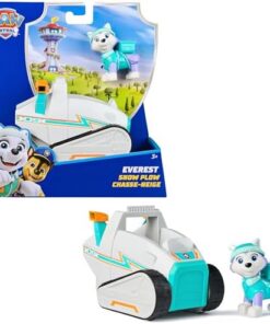 Pat Patrouille Everest Véhicule Figurine - Plastique Recyclé - Jouet Enfant 3 Ans+